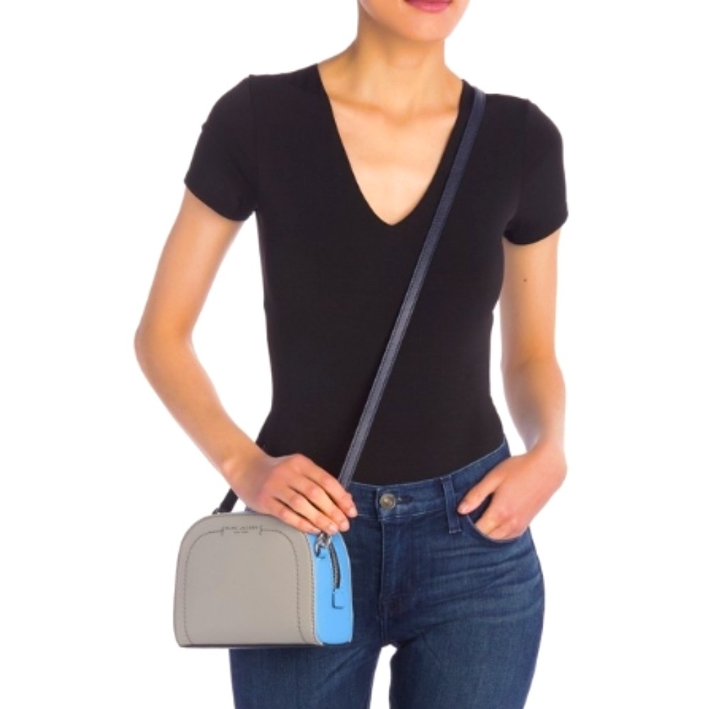 NWT MARC JACOBS COLORBLOCK BLUE PLAYBACK BAG